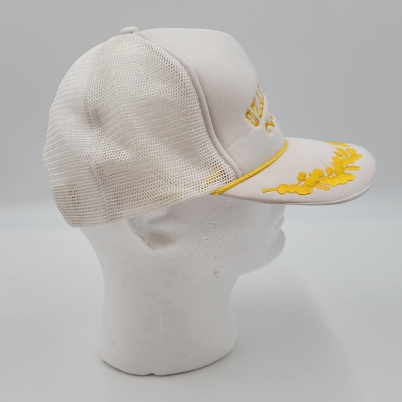 Vintage Ozarkland Snapback Trucker Hat Cap Mesh Rope Scrambled Eggs Polyester - Picture 4 of 13